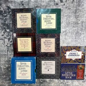 Christian Devotional Gift Book Lot 7pk Roy Lessin Charles Spurgeon DaySpring